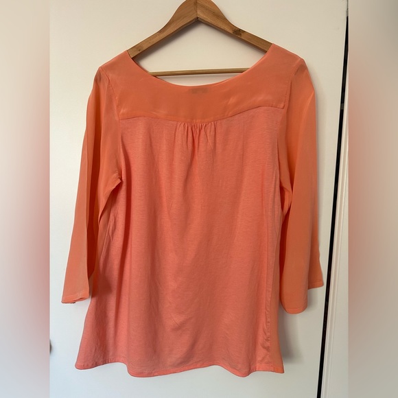 Laura Ashley 100% silk front top - Picture 3 of 6